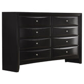 Orleans Furniture - Coaster - Briana 8-drawer Dresser Black - 200703
